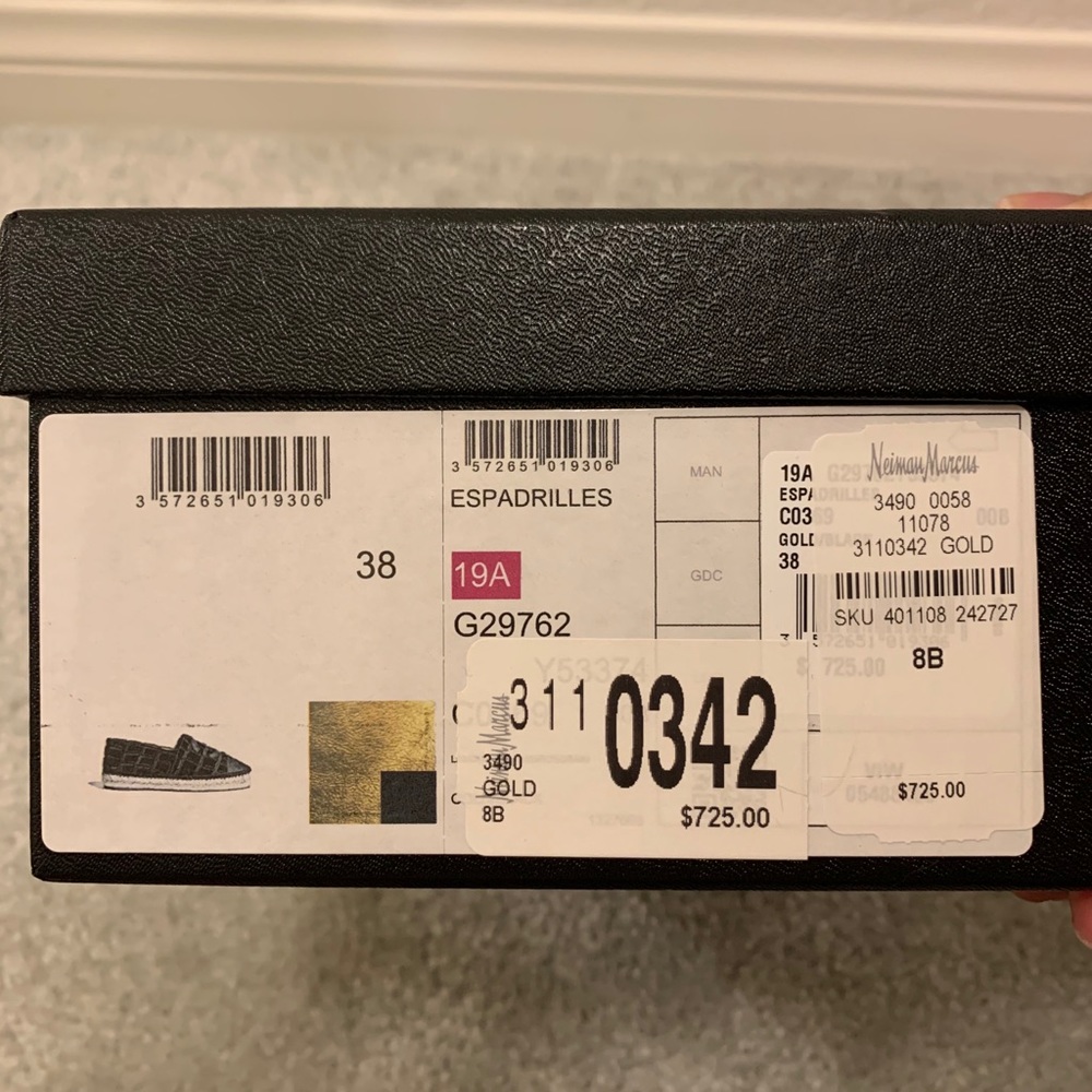 Authentic Chanel Espadrilles 38 - Picture 6 of 7